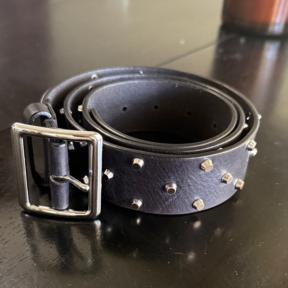 All Saints Accessories - All Saints studded leather belt, M